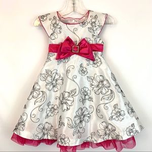 Nanette White and Pink Party dress